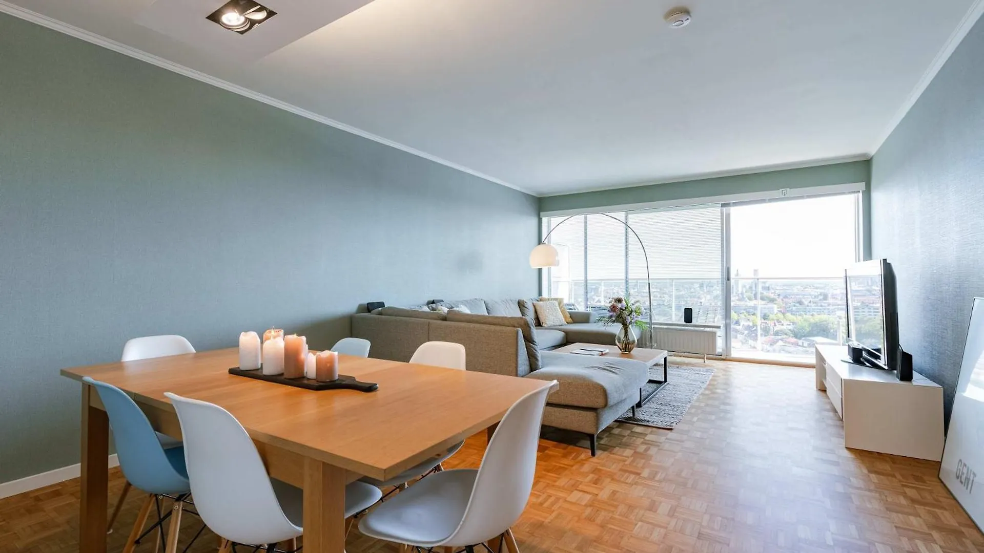 גנט Huswell - Bright Apartment With City View And Terrace בלגיה